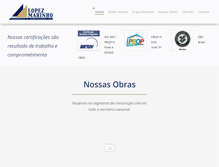 Tablet Screenshot of lopezmarinho.com.br